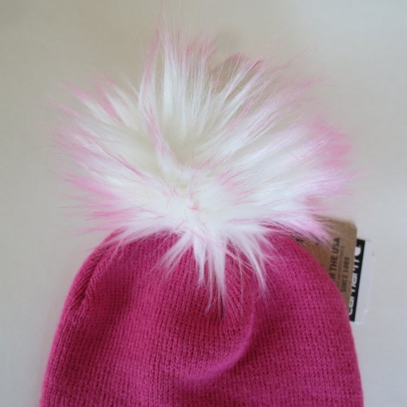 Carhartt Beanie Handmade in USA Pom Kids Cap - Picture 2 of 4